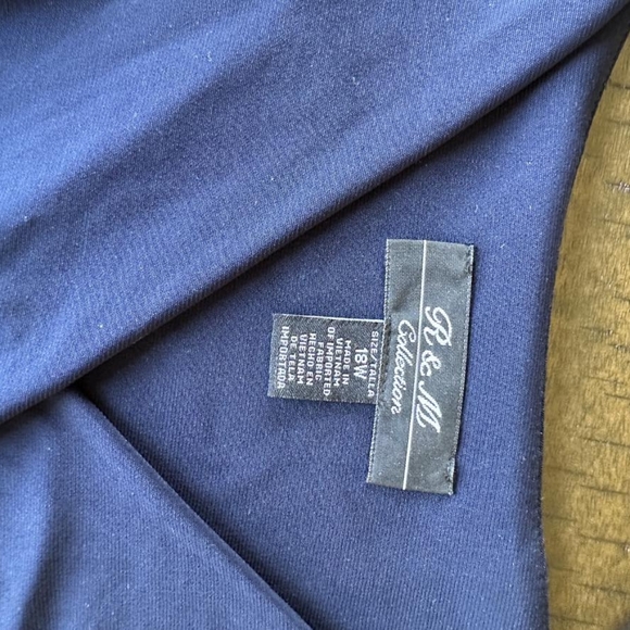 Mother of the bride  R M Richard's 3/4 bell sleeve dress sz 18w - Picture 4 of 5